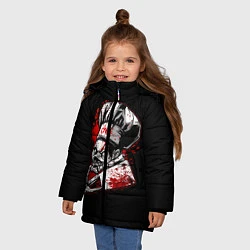 Куртка зимняя для девочки Pudge Chef, цвет: 3D-черный — фото 2
