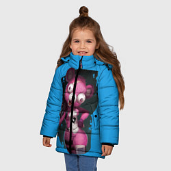 Куртка зимняя для девочки Cuddle Team Leader, цвет: 3D-черный — фото 2