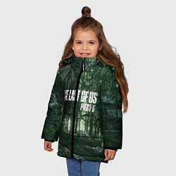Куртка зимняя для девочки The Last Of Us: Dark Forest, цвет: 3D-красный — фото 2