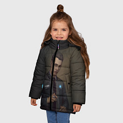 Куртка зимняя для девочки Mr. Connor, цвет: 3D-черный — фото 2