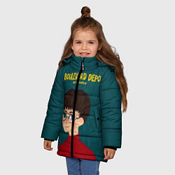 Куртка зимняя для девочки Boulevard Depo, цвет: 3D-светло-серый — фото 2