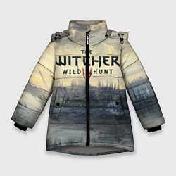 Куртка зимняя для девочки The Witcher 3: Wild Hunt, цвет: 3D-светло-серый