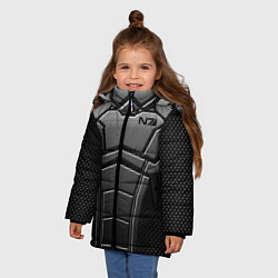 Куртка зимняя для девочки Soldier N7, цвет: 3D-светло-серый — фото 2