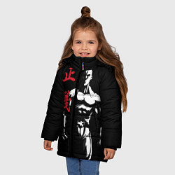 Куртка зимняя для девочки Ok Hero, цвет: 3D-черный — фото 2