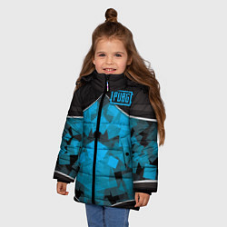 Куртка зимняя для девочки PUBG: Steel Armor, цвет: 3D-светло-серый — фото 2
