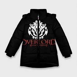 Куртка зимняя для девочки Overlord, цвет: 3D-черный