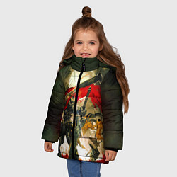 Куртка зимняя для девочки Momonga Narberal Gamma, цвет: 3D-черный — фото 2