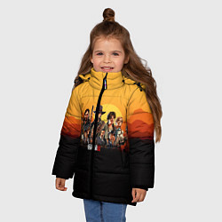 Куртка зимняя для девочки RDR 2: Team, цвет: 3D-светло-серый — фото 2