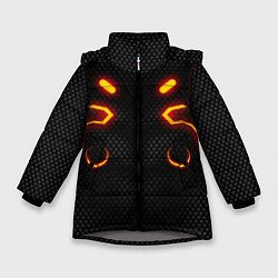 Куртка зимняя для девочки Fortnite Omega, цвет: 3D-светло-серый