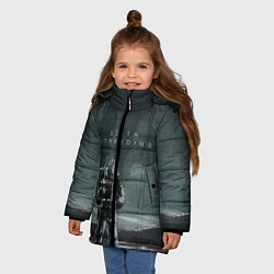 Куртка зимняя для девочки Death Stranding: Dark Space, цвет: 3D-черный — фото 2