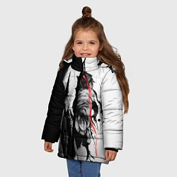 Куртка зимняя для девочки Убийца Гоблинов, цвет: 3D-черный — фото 2