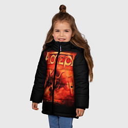 Куртка зимняя для девочки Accept: Hell Bull, цвет: 3D-черный — фото 2