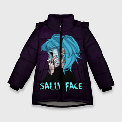 Куртка зимняя для девочки Sally Face, цвет: 3D-светло-серый
