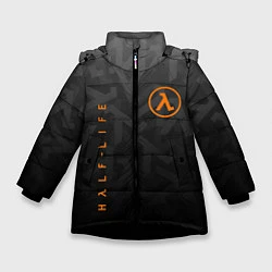 Куртка зимняя для девочки Half-Life, цвет: 3D-черный