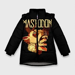 Куртка зимняя для девочки Mastodon: Leviathan, цвет: 3D-светло-серый