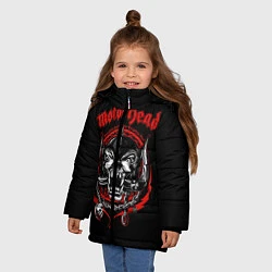 Куртка зимняя для девочки Motorhead Demons, цвет: 3D-черный — фото 2