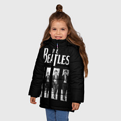 Куртка зимняя для девочки The Beatles: Black Side, цвет: 3D-красный — фото 2