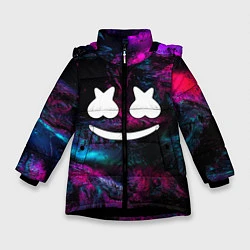 Зимняя куртка для девочки Marshmello NEON