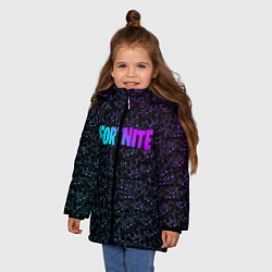 Куртка зимняя для девочки MARSHMELLO x FORTNITE, цвет: 3D-красный — фото 2