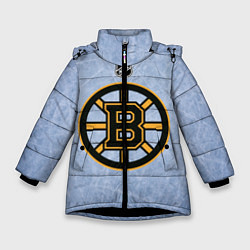 Куртка зимняя для девочки Boston Bruins: Hot Ice, цвет: 3D-черный
