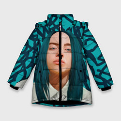 Куртка зимняя для девочки Billie Eilish, цвет: 3D-черный