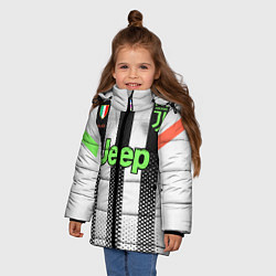 Куртка зимняя для девочки Home 19-20 Palace edition, цвет: 3D-черный — фото 2