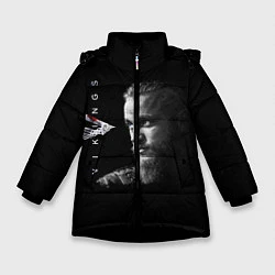 Куртка зимняя для девочки Vikings, цвет: 3D-черный