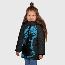 Куртка зимняя для девочки Vikings, цвет: 3D-черный — фото 2