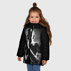 Куртка зимняя для девочки Chester Bennington Linkin Park, цвет: 3D-черный — фото 2