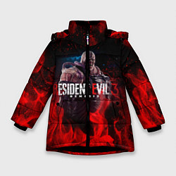 Куртка зимняя для девочки RESIDENT EVIL 3, цвет: 3D-черный