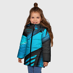 Куртка зимняя для девочки Detroit RK900, цвет: 3D-черный — фото 2