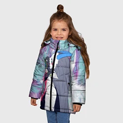 Куртка зимняя для девочки Дьяволица, цвет: 3D-черный — фото 2
