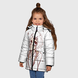 Куртка зимняя для девочки Сузуя Джузо, цвет: 3D-светло-серый — фото 2