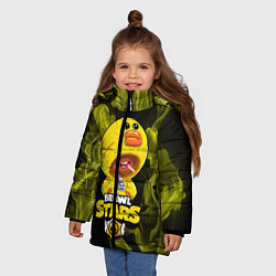 Куртка зимняя для девочки Brawl Stars SALLY LEON, цвет: 3D-черный — фото 2