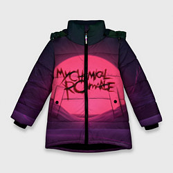 Куртка зимняя для девочки MCR Logo, цвет: 3D-черный