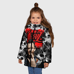 Куртка зимняя для девочки Князь, цвет: 3D-светло-серый — фото 2