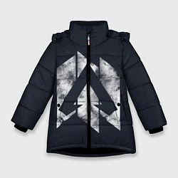 Куртка зимняя для девочки Apex Legends, цвет: 3D-черный