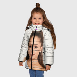 Куртка зимняя для девочки Ariana Grande Ариана Гранде, цвет: 3D-черный — фото 2