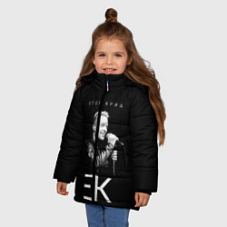 Куртка зимняя для девочки Егор Крид,, цвет: 3D-черный — фото 2