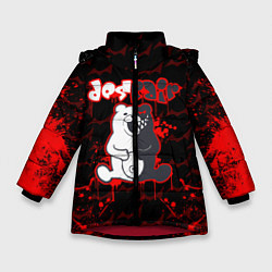 Куртка зимняя для девочки MONOKUMA, цвет: 3D-красный