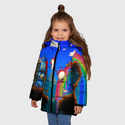 Куртка зимняя для девочки TERRARIA GAME, цвет: 3D-красный — фото 2