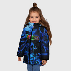 Куртка зимняя для девочки Terraria, цвет: 3D-красный — фото 2