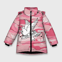 Куртка зимняя для девочки LIL PEEP CRY BABY, цвет: 3D-черный