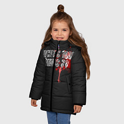 Куртка зимняя для девочки Whats 1000 Minus 7?, цвет: 3D-светло-серый — фото 2