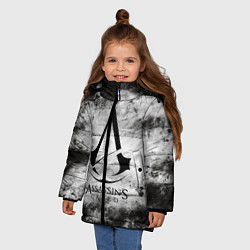 Куртка зимняя для девочки Assassin’s Creed, цвет: 3D-черный — фото 2