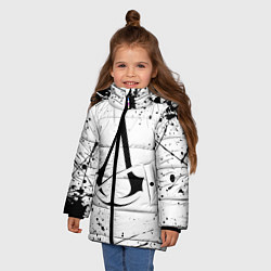 Куртка зимняя для девочки ASSASSINS CREED, цвет: 3D-светло-серый — фото 2