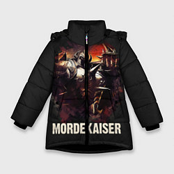 Куртка зимняя для девочки Mordekaiser, цвет: 3D-черный