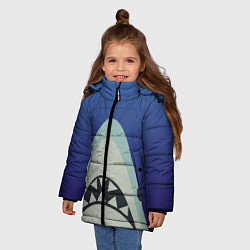 Куртка зимняя для девочки IKEA Shark, цвет: 3D-красный — фото 2