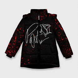 Куртка зимняя для девочки Payton Moormeier: Black Style, цвет: 3D-черный