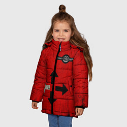 Куртка зимняя для девочки THREE DAYS GRACE RED, цвет: 3D-черный — фото 2
